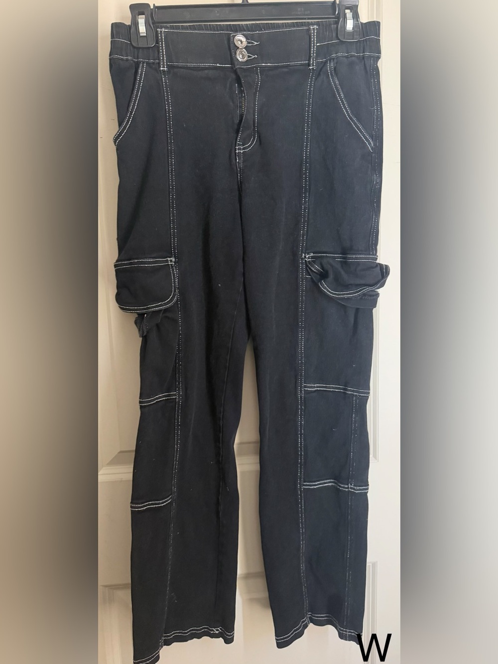 Celebrity Ace THE SKATER JEAN 9/29 Black Baggy Grunge Goth Skateboard Y2K 90s